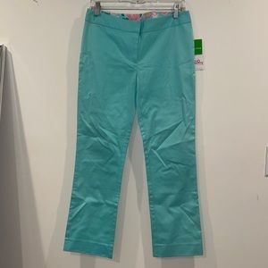 Lilly Pulitzer teal capri 4